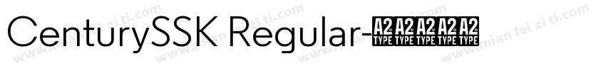 CenturySSK Regular字体转换